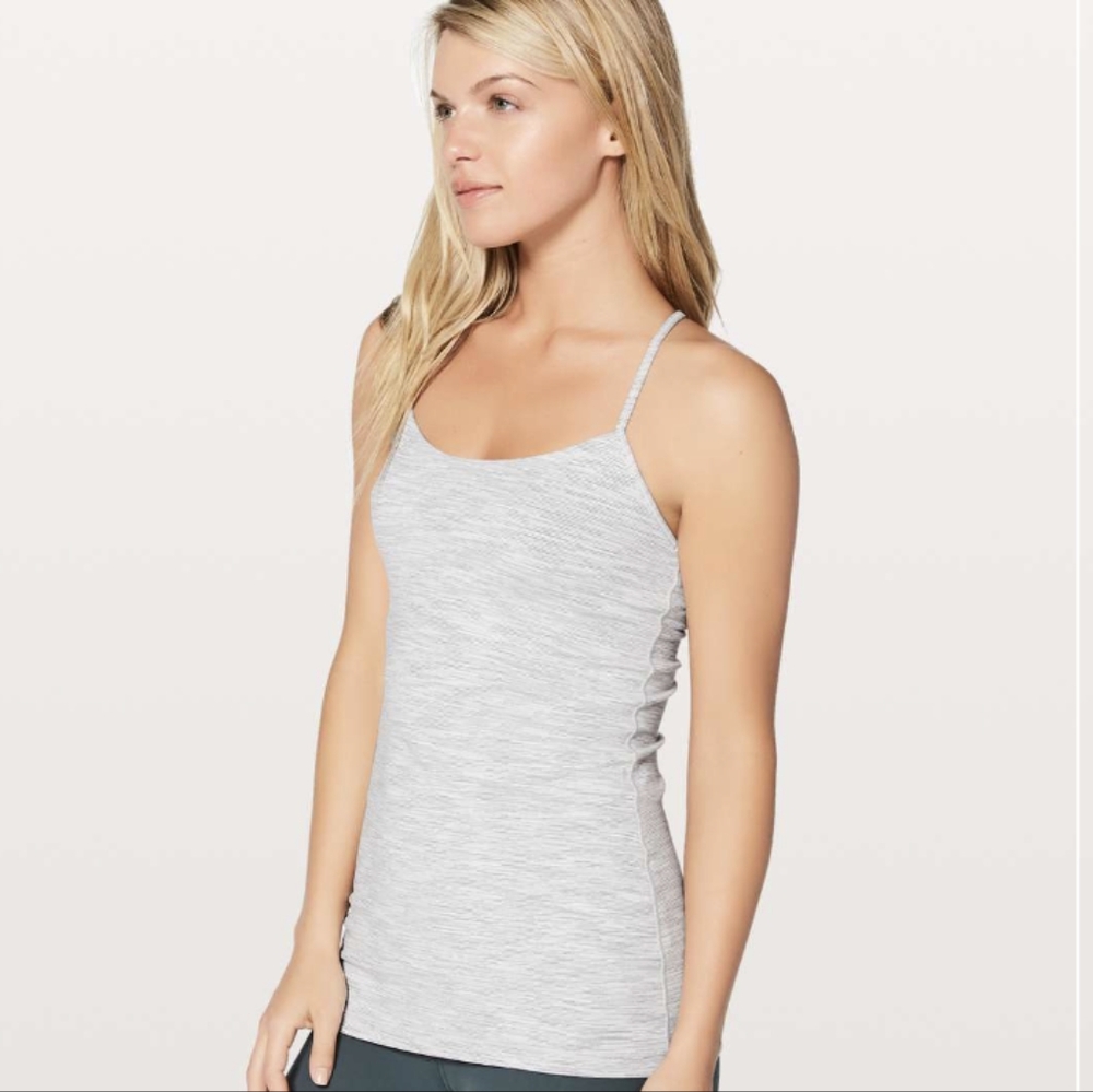 NWT Lululemon Power Pose Tank *Light Support A/B Cup Wee Are From Space Nimbus